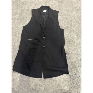Anthropologie  Leith Black Sleevless Blazer